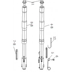 horquilla derecha brixton...