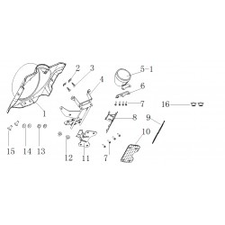 soporte faro delantero...