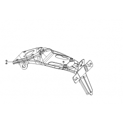 SOPORTE MATRICULA CROSSFIRE XS