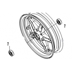 COJINETE RUEDA DELANTERA...