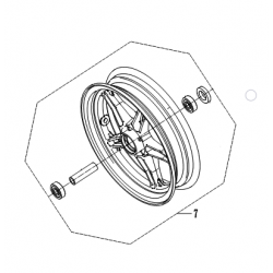 LLANTA DELANTERA CROSSFIRE XS